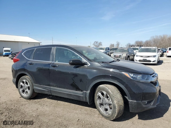 2018 Honda CR-V EX with VIN 7FARW2H55JE094708, listed as a Copart auction lot 48746755 with 57,655 mi miles and Salvage Title. Bid and sale history available at carsss.com. Image 4.