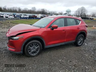 2019 Mazda CX-5 Sport with VIN JM3KFBBM0K1596332, listed as a Copart auction lot 51424515 with 91,841 mi miles and Salvage Title. Bid and sale history available at carsss.com. Image 1.