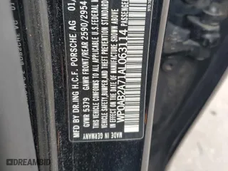 2010 Porsche Panamera S with VIN WP0AB2A71AL063114, listed as a Copart auction lot 80849764 with 127,292 mi miles and Salvage Title. Bid and sale history available at carsss.com. Image 12.