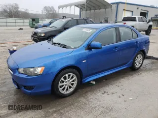 2010 Mitsubishi Lancer ES with VIN JA32U2FU7AU020211, listed as a Copart auction lot 43788405 with 121,818 mi miles and Salvage Title. Bid and sale history available at carsss.com. Image 1.