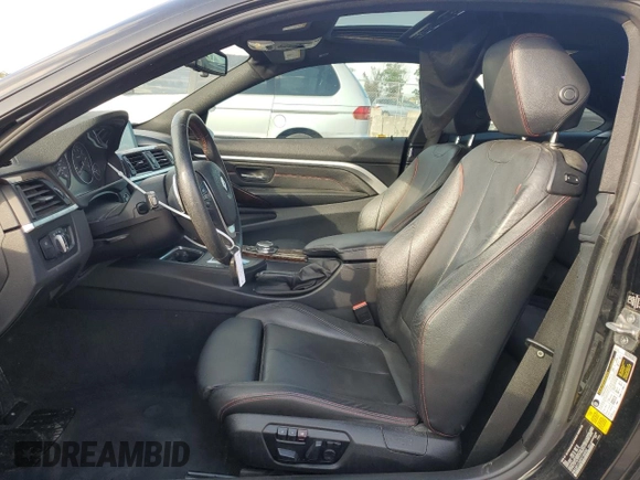 2015 BMW 4 Series 435i with VIN WBA3R1C50FK193552, listed as a Copart auction lot 86738244 with 105,887 mi miles and Salvage Title. Bid and sale history available at DreamBid. Image 7.