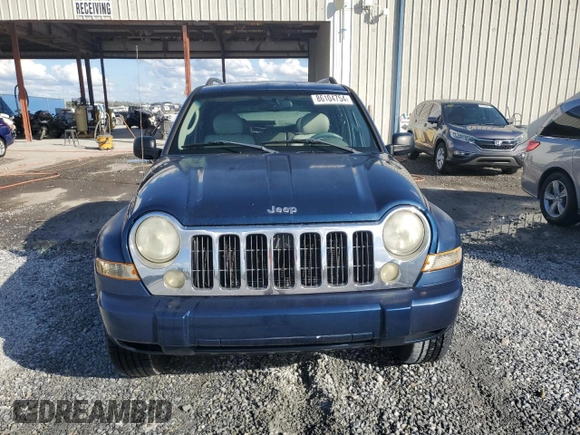 2005 Jeep Liberty Limited with VIN 1J4GK58K95W633445, listed as a Copart auction lot 86104754 with 149,972 mi miles and Salvage Title. Bid and sale history available at carsss.com. Image 5.