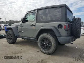 2021 Jeep Wrangler Sport with VIN 1C4GJXAN4MW663492, listed as a Copart auction lot 88965225 with 54,931 mi miles and Salvage title. Bid and sale history available at DreamBid. Image 2.