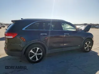 2016 Kia Sorento EX with VIN 5XYPHDA19GG025537, listed as a Copart auction lot 48769755 with 112,904 mi miles and Salvage Title. Bid and sale history available at carsss.com. Image 3.