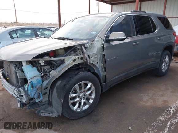 2018 Chevrolet Traverse LT Cloth z VIN 1GNERGKW9JJ173766, wystawiony jako IAAI lot #41336426 z przebiegiem 108 910 mil mil oraz . Historia ofert i sprzedaży dostępna na DreamBid. Obrazek 20.