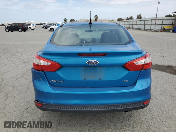 2013 Ford Focus SE with VIN 1FADP3F24DL264694, listed as a Copart auction lot 54161495 with 158,732 mi miles and Salvage Title. Bid and sale history available at carsss.com. Image 6.