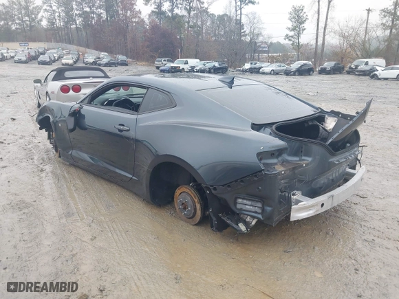 2019 Chevrolet Camaro 1SS with VIN 1G1FE1R79K0112888, listed as a IAAI auction lot 41028075 with 1 mi miles. Bid and sale history available at carsss.com. Image 3.