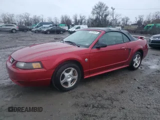 2004 Ford Mustang Deluxe with VIN 1FAFP44404F102515, listed as a Copart auction lot 82361014 with 65,383 mi miles and Salvage Title. Bid and sale history available at carsss.com. Image 1.