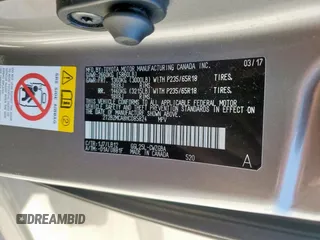 2017 Lexus RX 350 z VIN 2T2BZMCA8HC085824, wystawiony jako Copart lot #57878145 z przebiegiem 60 264 mil mil oraz Szkoda całkowita • Salvage title. Historia ofert i sprzedaży dostępna na DreamBid. Obrazek 13.