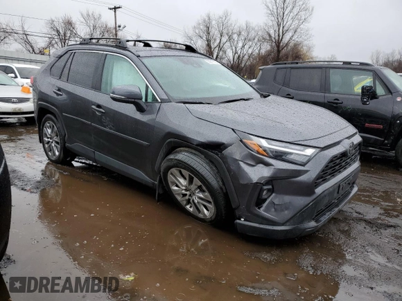 2023 Toyota RAV4 XLE Premium with VIN 2T3A1RFV7PC350144, listed as a Copart auction lot 50317175 with 46,130 mi miles and Salvage Title. Bid and sale history available at carsss.com. Image 4.