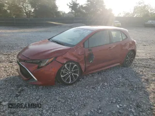 2019 Toyota Corolla Hatchback SE with VIN JTNK4RBE0K3014696, listed as a Copart auction lot 74961484 with 54,564 mi miles and Clean Title. Bid and sale history available at carsss.com. Image 1.