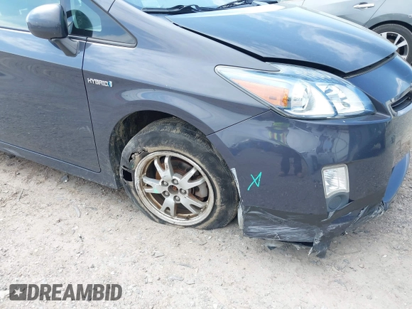2010 Toyota Prius II with VIN JTDKN3DU5A0140135, listed as a IAAI auction lot 42069637 with 234,536 mi miles. Bid and sale history available at carsss.com. Image 6.