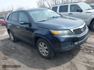 2012 Kia Sorento LX with VIN 5XYKT3A10CG233948, listed as a IAAI auction lot 41954727 with 119,378 mi miles. Bid and sale history available at carsss.com. Image 1.