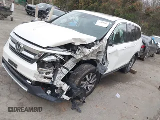 2019 Honda Pilot EX-L with VIN 5FNYF6H59KB075577, listed as a IAAI auction lot 41863841 with 102,242 mi miles and . Bid and sale history available at carsss.com. Image 17.
