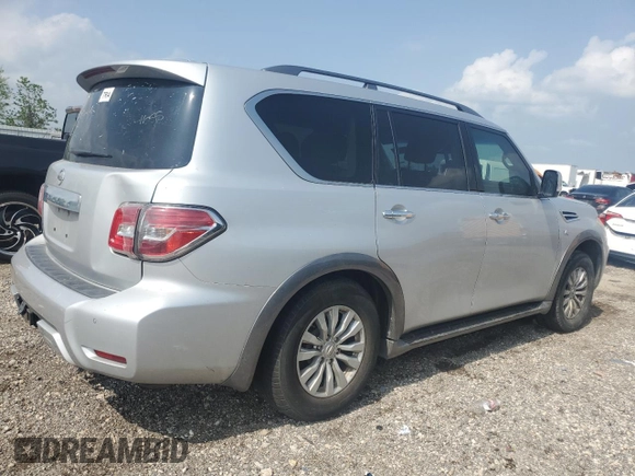 2017 Nissan Armada SL with VIN JN8AY2ND0H9005506, listed as a Copart auction lot 51286695 with 218,196 mi miles and Clean Title. Bid and sale history available at carsss.com. Image 3.
