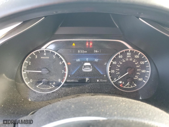 2015 Nissan Murano SV with VIN 5N1AZ2MG5FN224336, listed as a Copart auction lot 51897145 with 90,544 mi miles and Salvage Title. Bid and sale history available at carsss.com. Image 9.