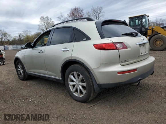 2006 Infiniti FX with VIN JNRAS08W86X201667, listed as a Copart auction lot 53884045 with 169,988 mi miles and Salvage Title. Bid and sale history available at DreamBid. Image 2.