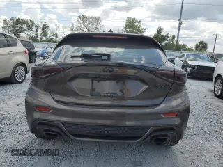 2017 Infiniti QX30 Sport with VIN SJKCH5CP8HA014663, listed as a Copart auction lot 55026195 with 103,514 mi miles and Salvage title. Bid and sale history available at DreamBid. Image 6.