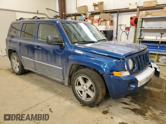 2010 Jeep Patriot Limited with VIN 1J4NF4GB7AD511776, listed as a Copart auction lot 47919064 with 107,055 mi miles and Salvage Title. Bid and sale history available at DreamBid. Image 4.