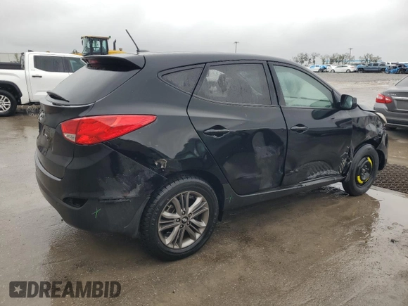 2015 Hyundai Tucson GLS with VIN KM8JT3AF9FU002360, listed as a Copart auction lot 45791245 with 44,485 mi miles and Salvage Title. Bid and sale history available at DreamBid. Image 3.