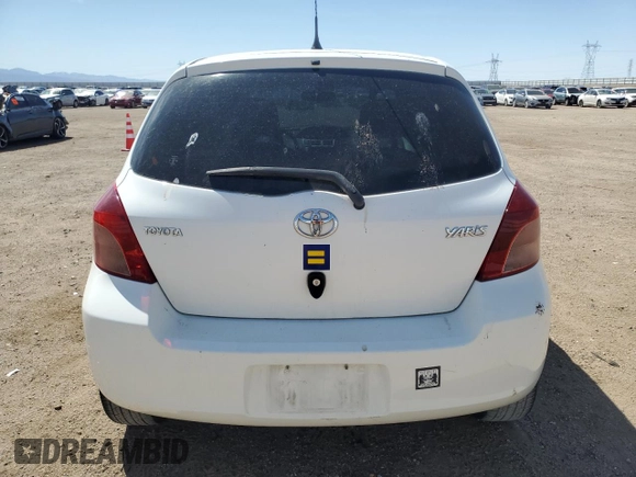 2008 Toyota Yaris with VIN JTDJT923685144805, listed as a Copart auction lot 52402325 with 140,336 mi miles and Salvage Title. Bid and sale history available at DreamBid. Image 6.