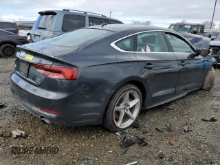 2018 Audi A5 Sportback Premium Plus with VIN WAUENCF59JA063036, listed as a Copart auction lot 41393594 with 0 mi miles. Bid and sale history available at carsss.com. Image 3.