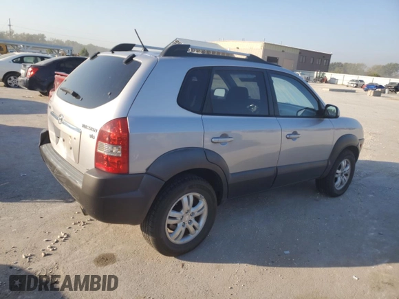 2006 Hyundai Tucson GLS with VIN KM8JN72D96U307422, listed as a Copart auction lot 75299464 with 113,578 mi miles and Salvage Title. Bid and sale history available at carsss.com. Image 3.
