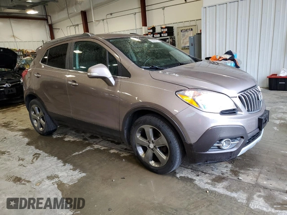 2014 Buick Encore Convenience with VIN KL4CJBSB8EB596081, listed as a Copart auction lot 55095215 with 116,892 mi miles and Non Repairable. Bid and sale history available at carsss.com. Image 4.