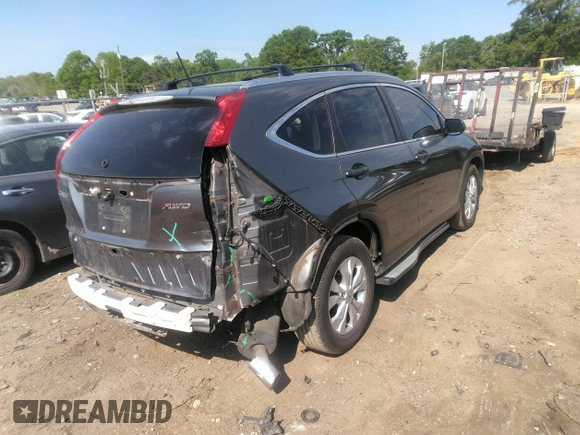 2012 Honda CR-V EX-L with VIN JHLRM4H70CC021165, listed as a IAAI auction lot 42023012 with 147,603 mi miles and . Bid and sale history available at DreamBid. Image 4.