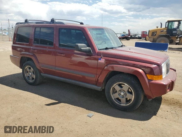 2007 Jeep Commander Sport with VIN 1J8HG48P27C611625, listed as a Copart auction lot 62676385 with 188,477 mi miles and Clean title. Bid and sale history available at DreamBid. Image 4.