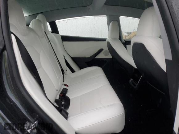 2025 Tesla Model 3 Long Range with VIN 5YJ3E1EB0SF876117, listed as a Copart auction lot 59322455 with 9,022 mi miles and Salvage title. Bid and sale history available at DreamBid. Image 11.