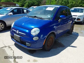 2012 FIAT 500 Pop z VIN 3C3CFFAR1CT198448, wystawiony jako IAAI lot #42088618 z przebiegiem 128 343 mil mil oraz . Historia ofert i sprzedaży dostępna na DreamBid. Obrazek 2.