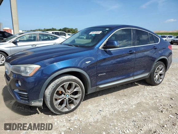 2016 BMW X4 xDrive28i z VIN 5UXXW3C52G0R19786, wystawiony jako Copart lot #56019535 z przebiegiem 148 081 mil mil oraz Czysty tytuł • Clean title. Historia ofert i sprzedaży dostępna na DreamBid. Obrazek 1.