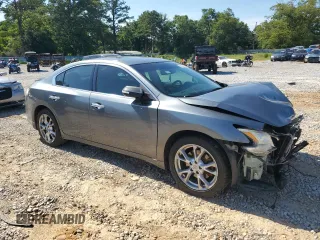 2014 Nissan Maxima SV z VIN 1N4AA5AP8EC458598, wystawiony jako Copart lot #58099025 z przebiegiem 147 083 mil mil oraz Szkoda całkowita • Salvage title. Historia ofert i sprzedaży dostępna na DreamBid. Obrazek 4.