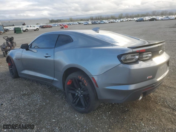 2021 Chevrolet Camaro 1LT with VIN 1G1FB1RS3M0102020, listed as a Copart auction lot 48963295 with 33,740 mi miles and Salvage Title. Bid and sale history available at carsss.com. Image 2.