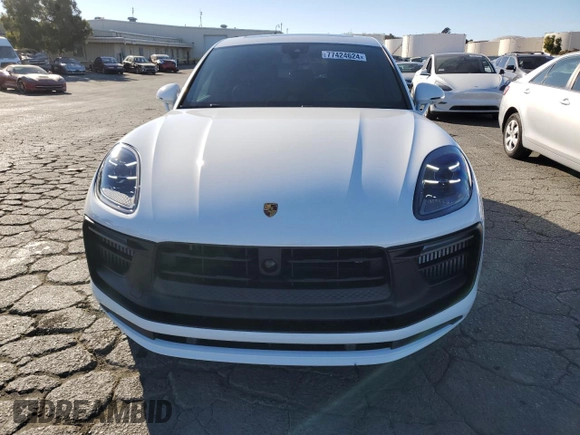 2023 Porsche Macan GTS with VIN WP1AF2A56PLB55605, listed as a Copart auction lot 77424624 with 14,893 mi miles and Salvage title. Bid and sale history available at DreamBid. Image 5.
