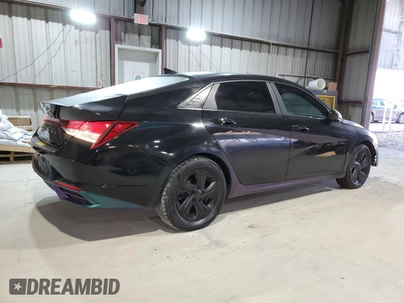 2022 Hyundai Elantra SEL with VIN KMHLM4AG0NU283001, listed as a Copart auction lot 48493255 with 78,198 mi miles and Clean Title. Bid and sale history available at DreamBid. Image 3.