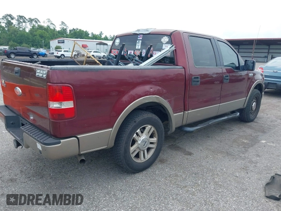 2006 Ford F-150 XLT with VIN 1FTPW125X6FA46341, listed as a IAAI auction lot 42415016 with 252,604 mi miles and . Bid and sale history available at DreamBid. Image 4.