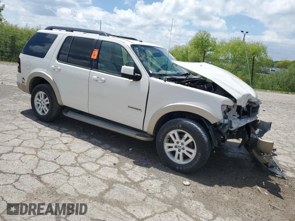 2008 Ford Explorer Eddie Bauer with VIN 1FMEU74E58UA58503, listed as a Copart auction lot 56788295 with 187,358 mi miles and Salvage title. Bid and sale history available at DreamBid. Image 4.