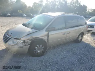2006 Chrysler Town & Country LWB Limited with VIN 2A8GP64L26R866694, listed as a Copart auction lot 70466404 with 205,290 mi miles and Salvage Title. Bid and sale history available at carsss.com. Image 1.