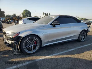 2018 Mercedes-Benz C 63 S AMG with VIN WDDWK8HB3JF738372, listed as a Copart auction lot 74063174 with 35,389 mi miles and Salvage Title. Bid and sale history available at carsss.com. Image 1.