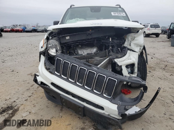 2021 Jeep Renegade Sport with VIN ZACNJDAB4MPM11800, listed as a Copart auction lot 44103615 with 54,027 mi miles and Salvage title. Bid and sale history available at DreamBid. Image 5.