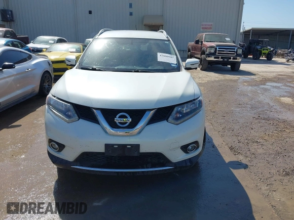 2016 Nissan Rogue SV with VIN KNMAT2MT1GP686630, listed as a IAAI auction lot 42000985 with 131,058 mi miles. Bid and sale history available at carsss.com. Image 12.