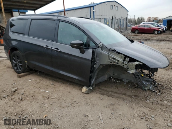 2022 Chrysler Pacifica Limited with VIN 2C4RC3GG0NR167264, listed as a Copart auction lot 80141624 with 29,244 mi miles and Salvage title. Bid and sale history available at DreamBid. Image 4.