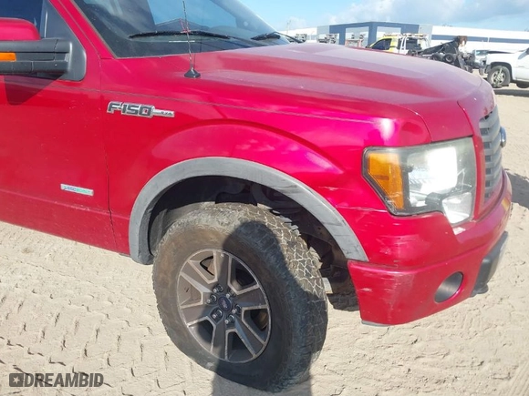 2012 Ford F-150 XL with VIN 1FTFW1ET7CFC32579, listed as a IAAI auction lot 41587440 with 234,529 mi miles. Bid and sale history available at carsss.com. Image 6.