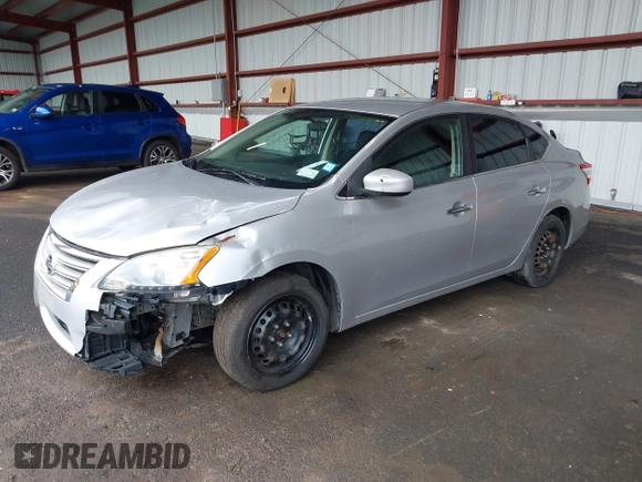 2015 Nissan Sentra SR with VIN 3N1AB7AP2FY234094, listed as a IAAI auction lot 42191314 with 127,960 mi miles and . Bid and sale history available at DreamBid. Image 2.