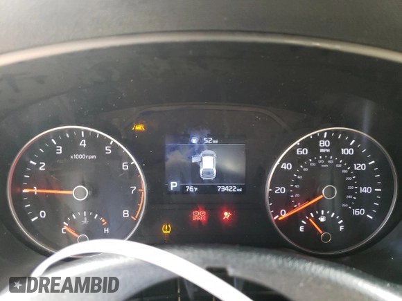 2020 Kia Sportage S with VIN KNDP6CAC5L7702138, listed as a Copart auction lot 45701155 with 73,422 mi miles and Salvage Title. Bid and sale history available at carsss.com. Image 9.