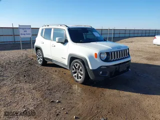 2017 Jeep Renegade Altitude with VIN ZACCJABB2HPG59265, listed as a IAAI auction lot 41252664 with 64,121 mi miles. Bid and sale history available at carsss.com. Image 1.