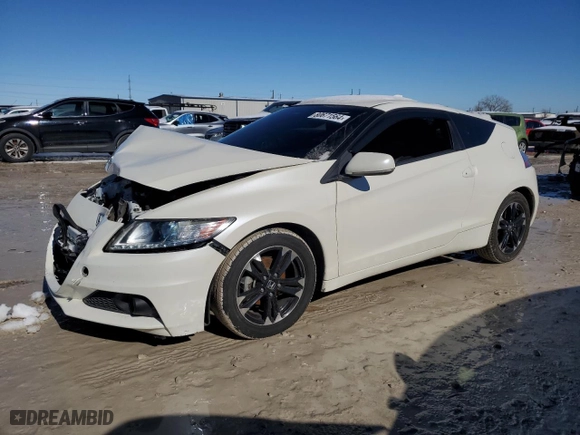 2015 Honda CR-Z EX with VIN JHMZF1D64FS001884, listed as a Copart auction lot 80671564 with 107,195 mi miles and Salvage Title. Bid and sale history available at carsss.com. Image 1.