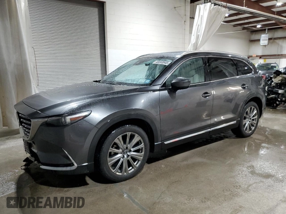 2021 Mazda CX-9 Signature with VIN JM3TCBEY0M0508223, listed as a Copart auction lot 46693845 with 81,267 mi miles and Salvage Title. Bid and sale history available at carsss.com. Image 1.